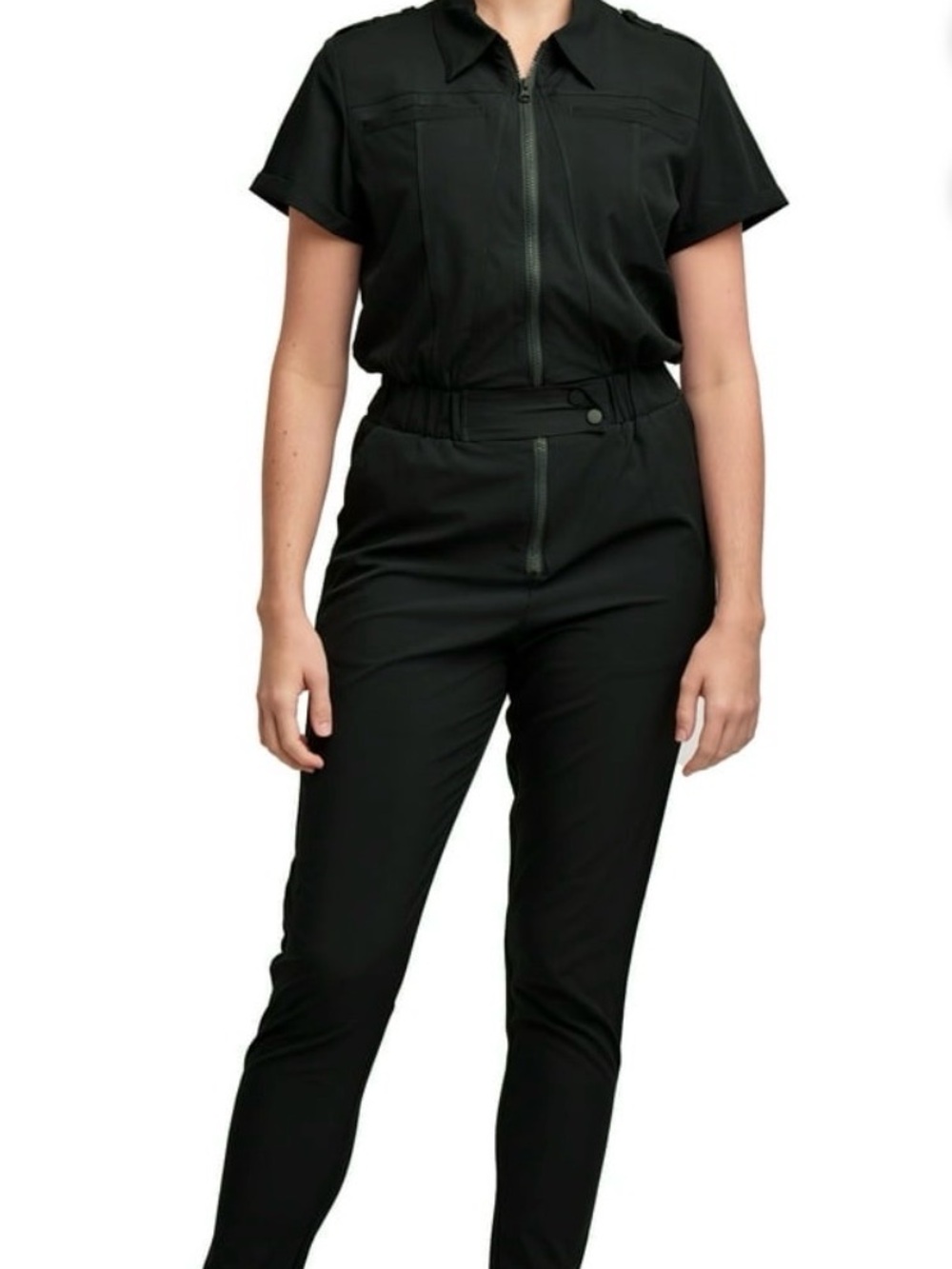 Black scrubs one piece
